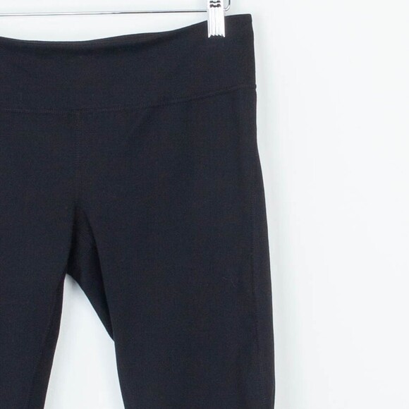 Zella Mid Rise Athletic Workout Crop Leggings Black Size Small - Picture 2 of 5